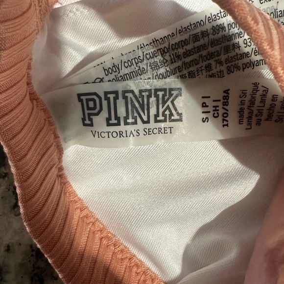 PINK Victoria's Secret Peach Bikini Top - Picture 3 of 3